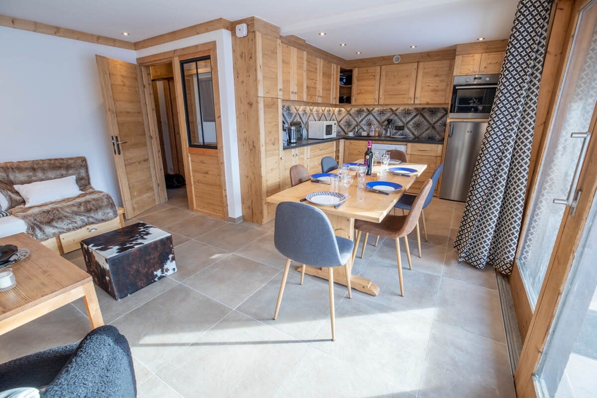  Appartement Les 3 Marches A1 en face du télésiège de Morel