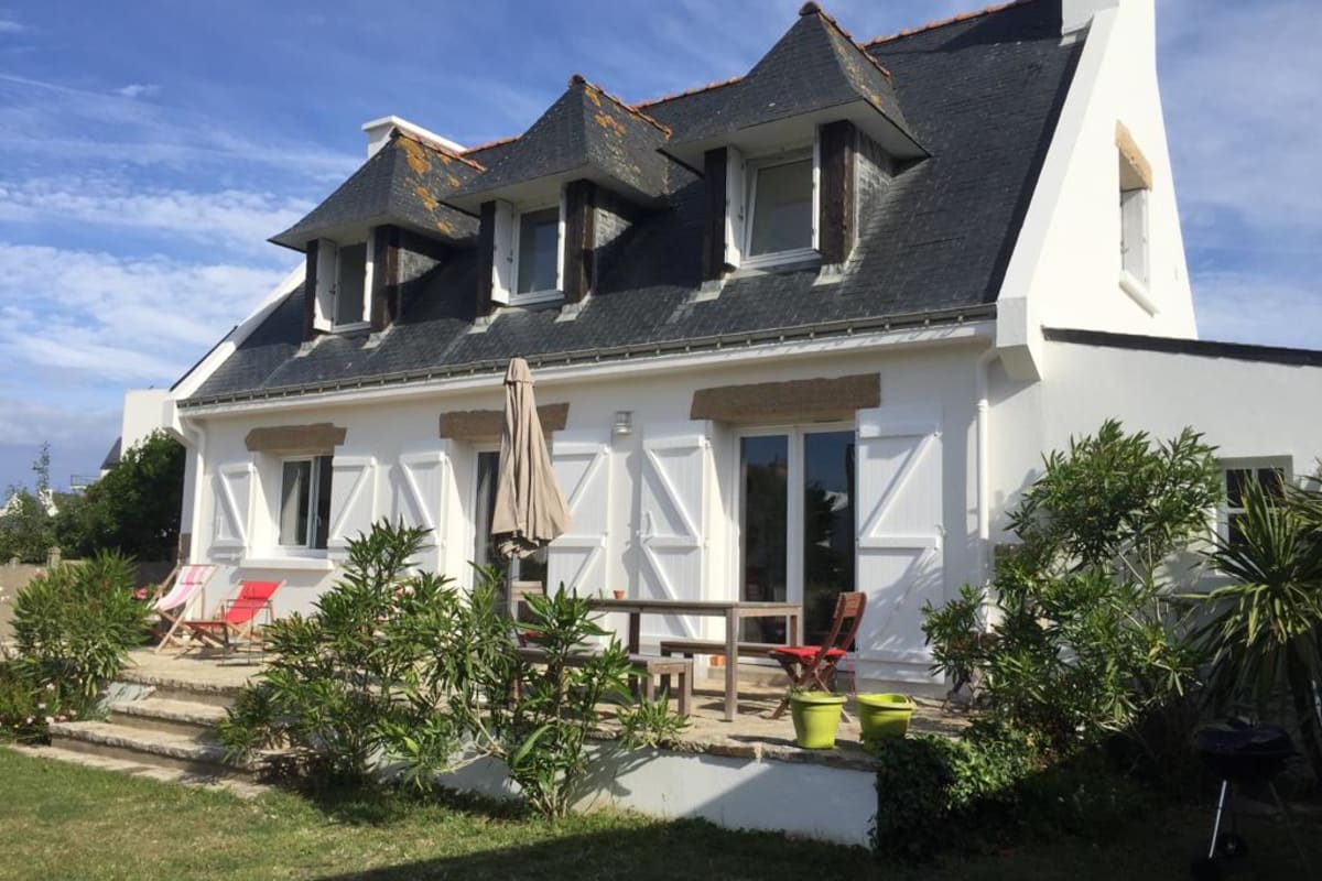 Grande maison proche plage et centre ville avec grand parking 