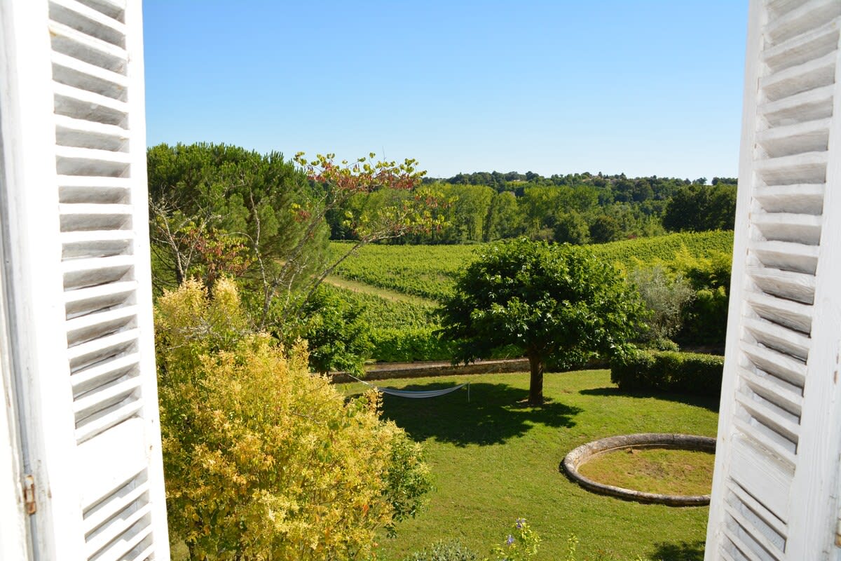  immobilier  Château La Tuilière au milieu de son vignoble dans un cadre exceptionnel 