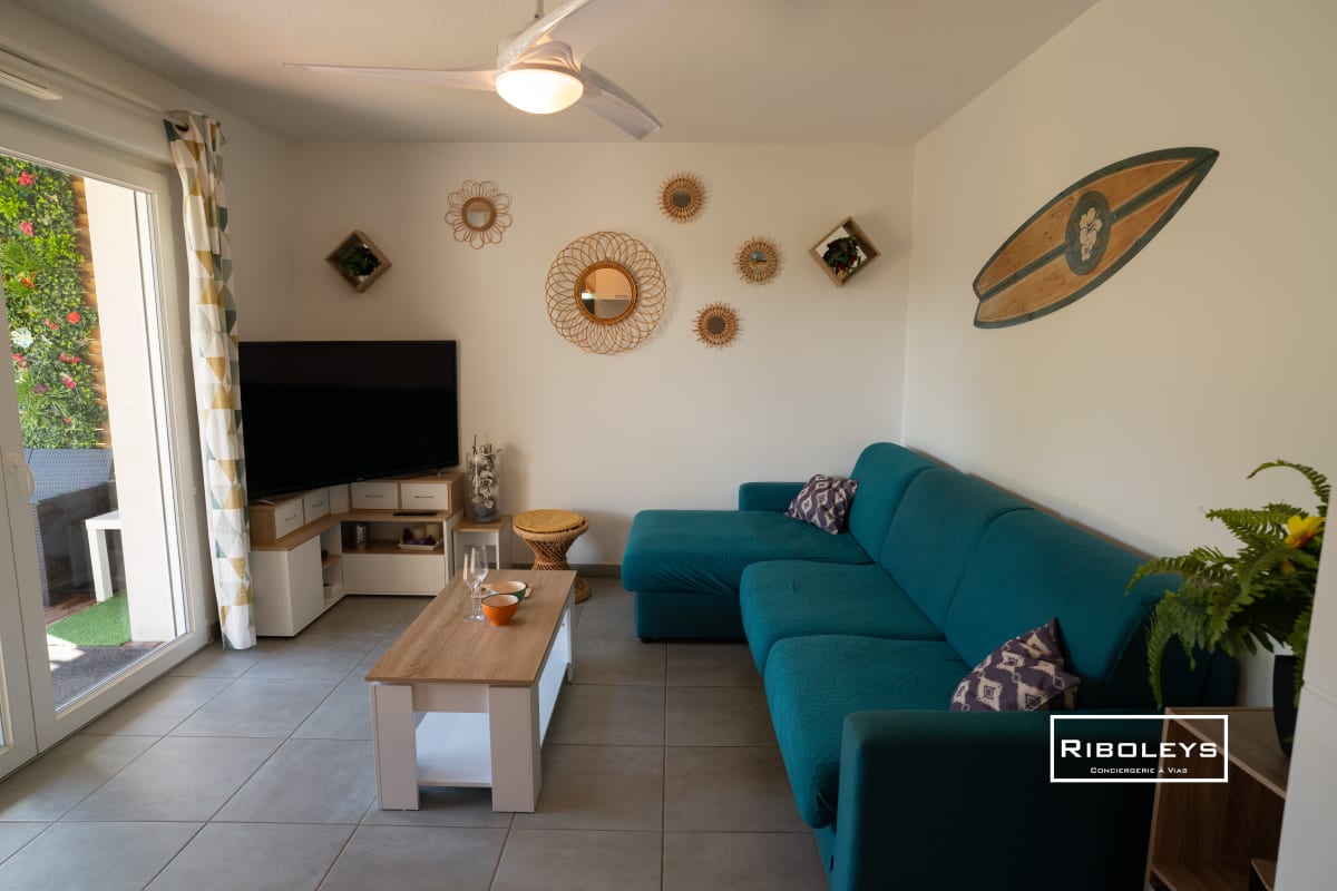  Appartement Riboleys - T2 avec clim, wifiI et piscine