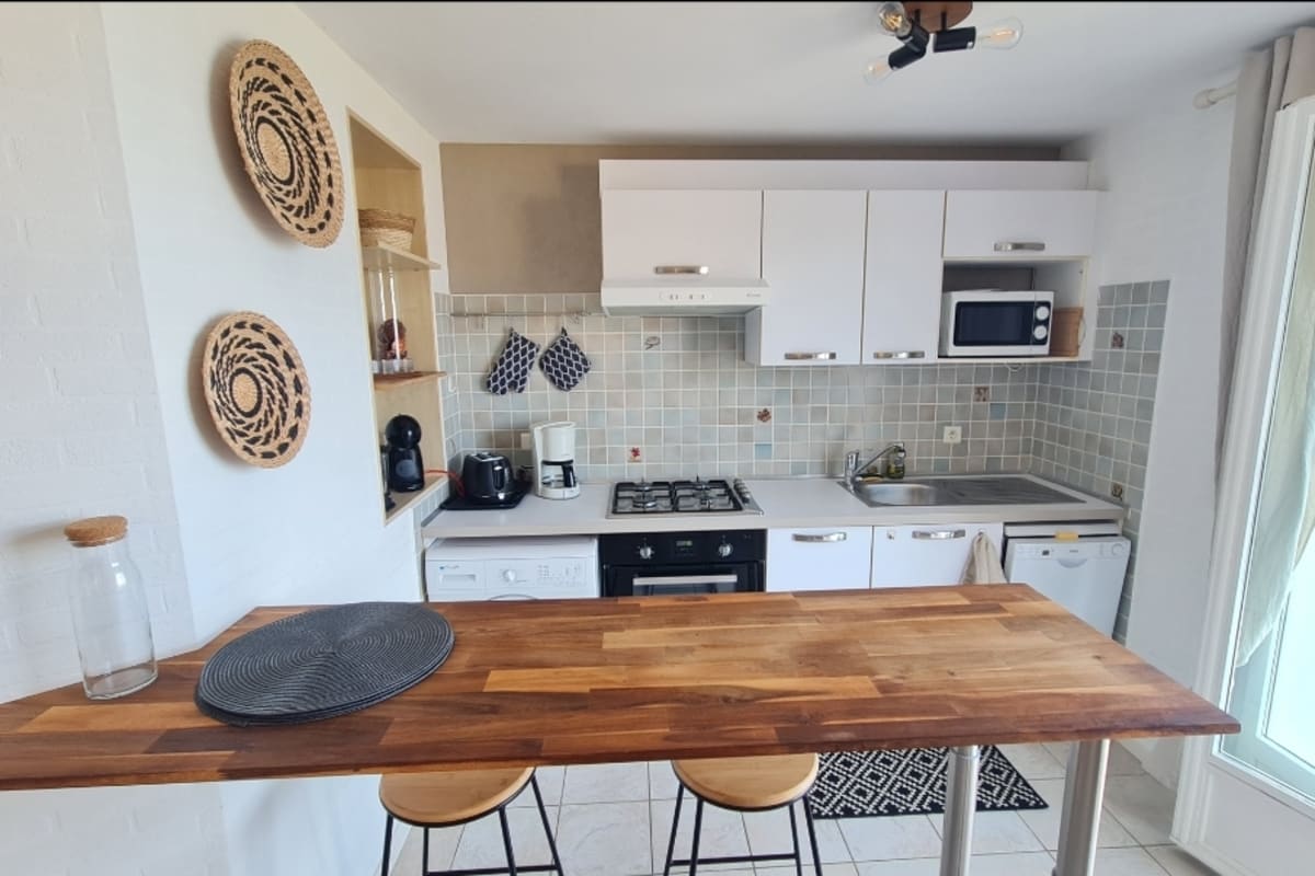 Appartement Appartement avec terrasse et vue à 360° sur la mer 