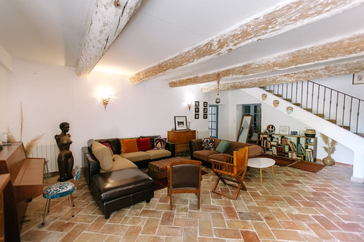 Chambre d'hôtes   Suite de 40m2 dans Mas Provençal du 18ème siècle