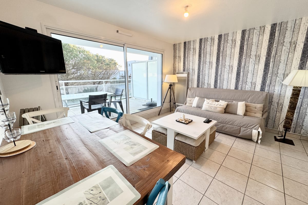 Appartement Charmant T2 à 50m de l océan 