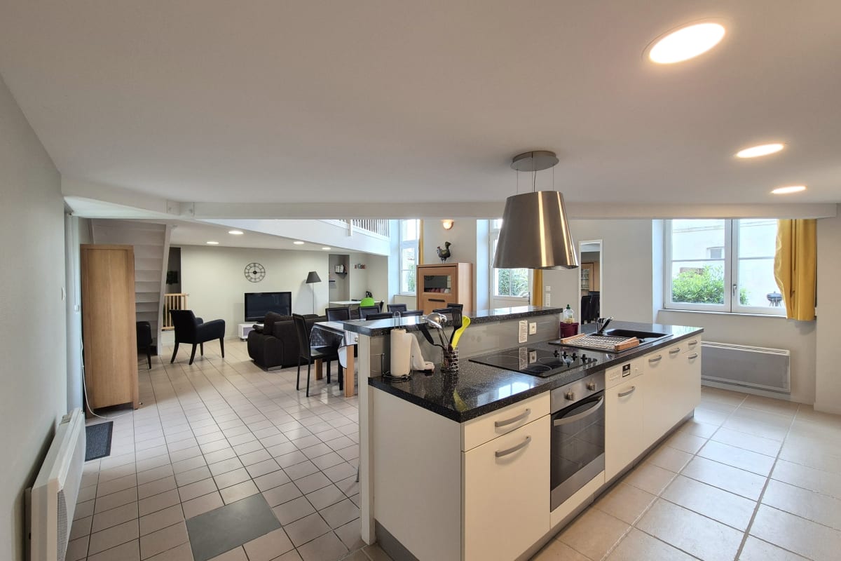  Gite duplex 8 pers avec grand salon ouvert 
