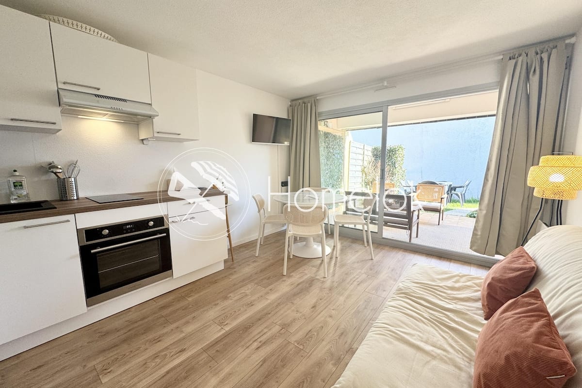 Lovely T2 - Terrasse & jardin - 50m des plages