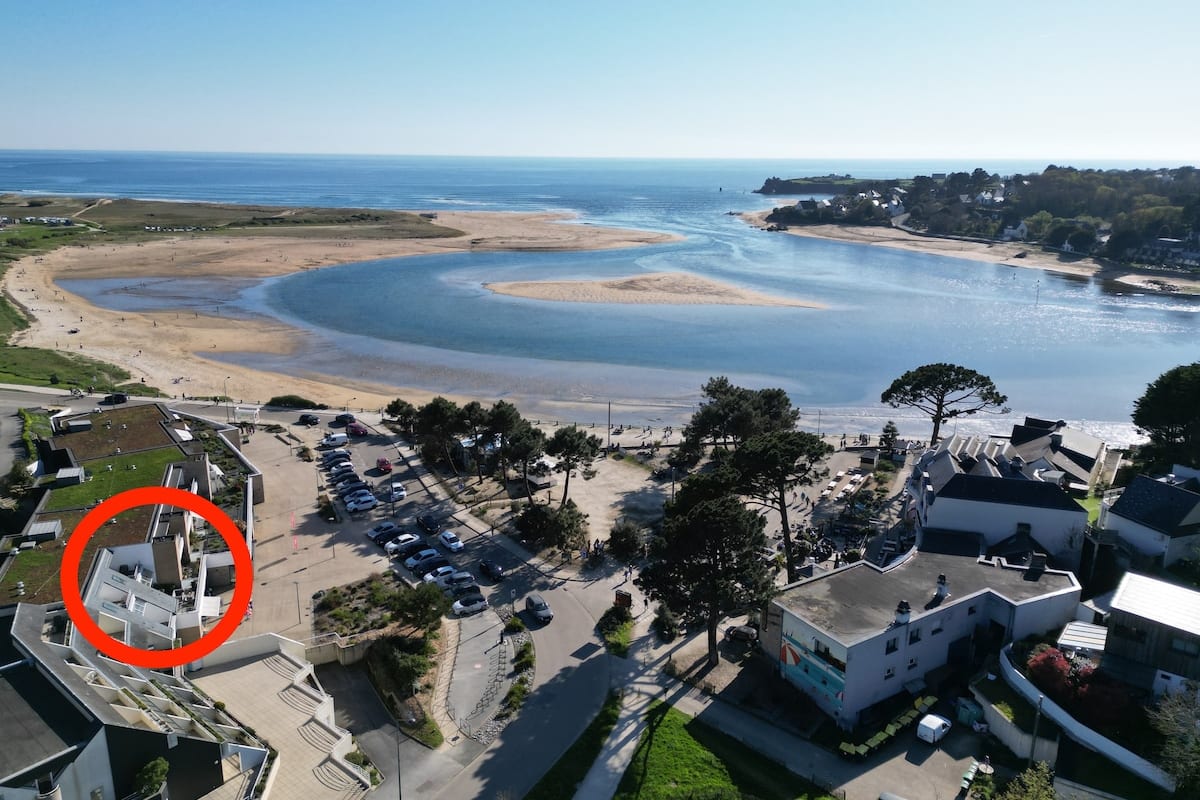  Appartement T2 contemporain - Balcon - Vue mer panoramique