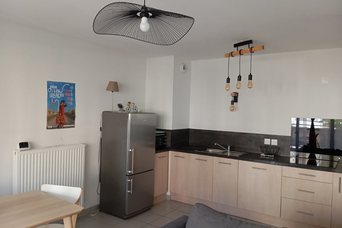 Appartement Appartement lumineux pour 3 avec balcon terrasse 