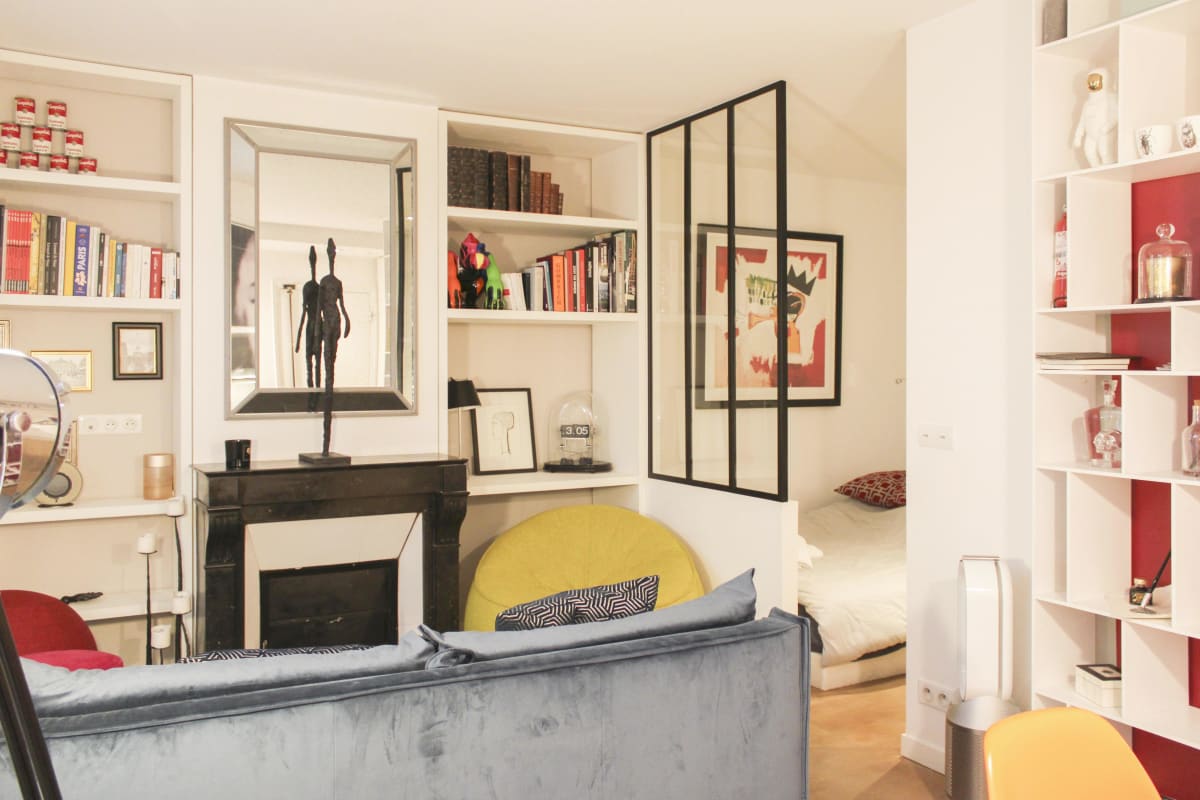  immobilier  Studio lumineux et central pour 4 à Paris