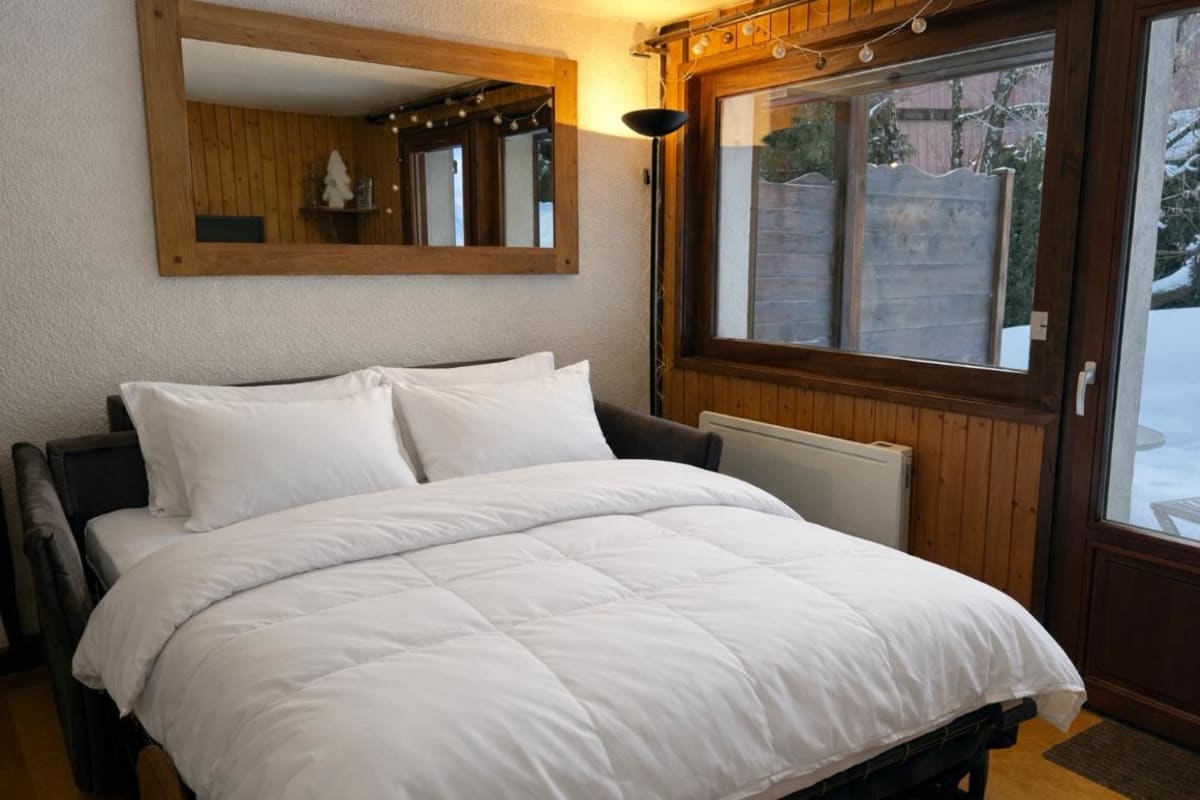 Cosy avec jardin, parking et vue Mont-Blanc