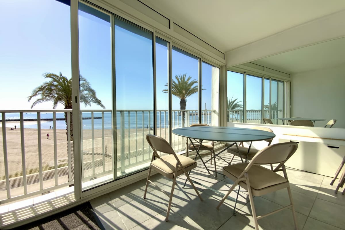 Appartement Mar e Souleu avec Terrasse et Vue Mer au Grau du Roi