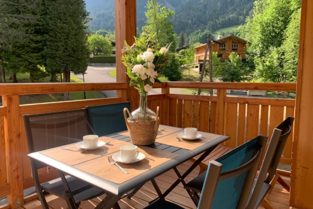  Appartement Appt moderne aux Houches | Balcon + Parking  