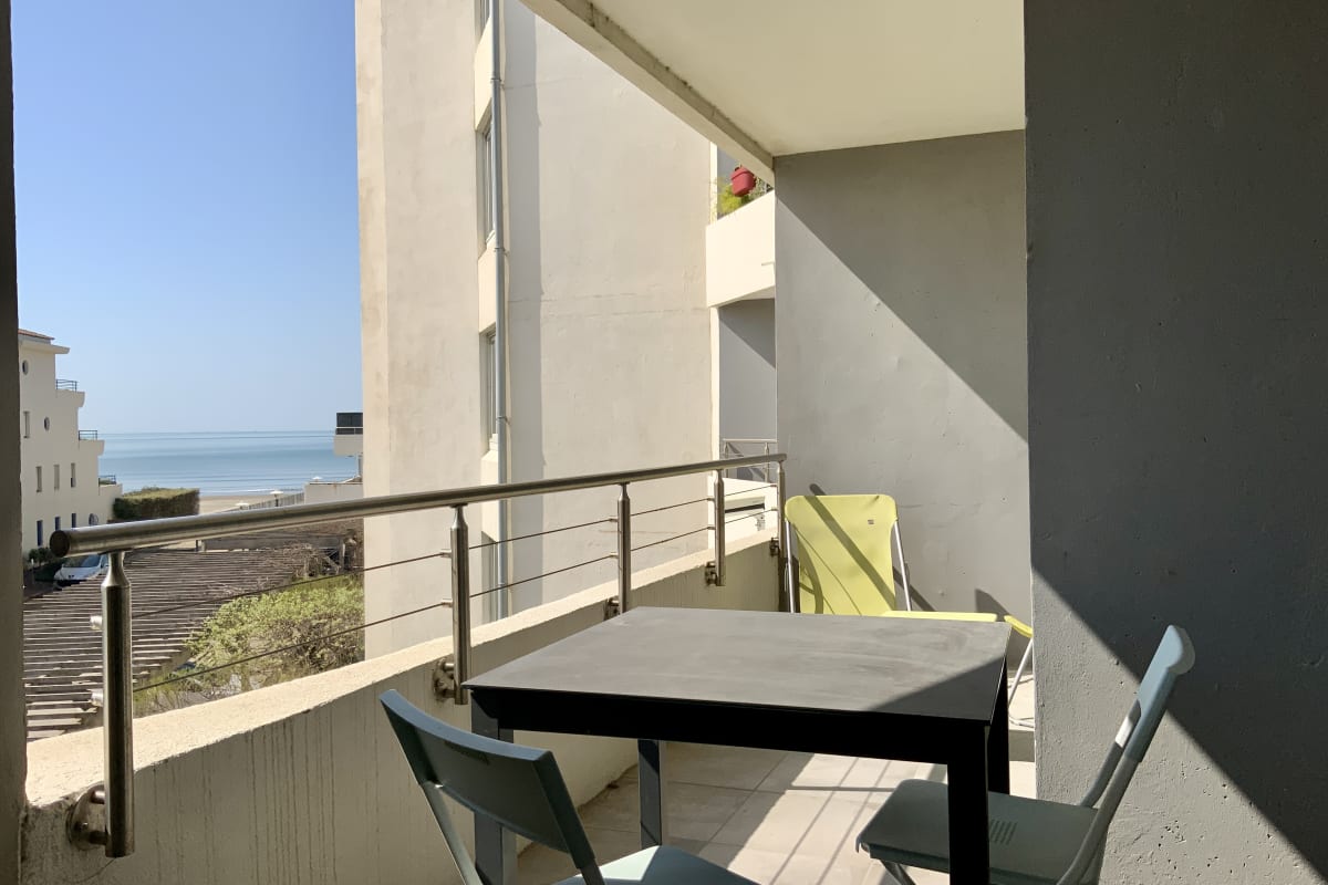  Appartement Rêve bleu appartement vue mer B203 dans résidence avec accès plage privé