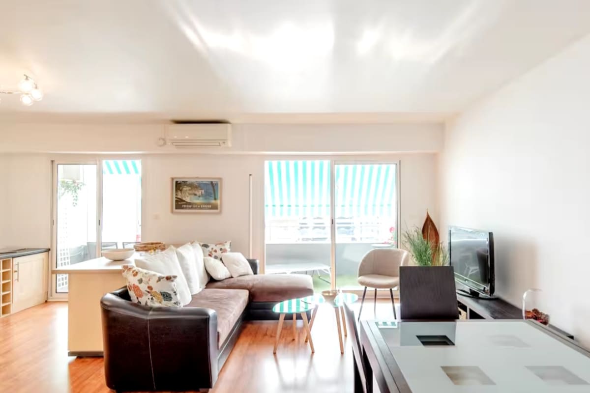 Appartement avec balcon et parking privé à Cannes
