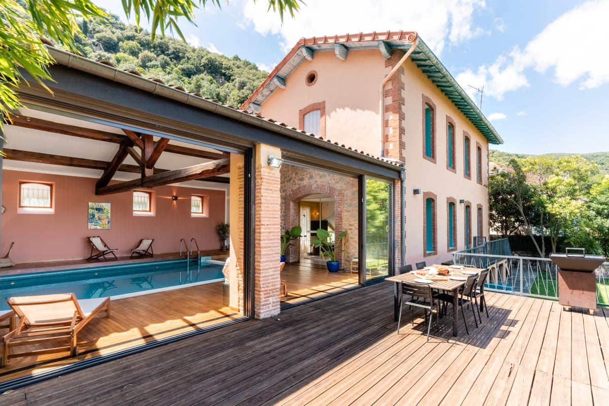  Maison Casa Vamaë | Piscine int. & cinéma