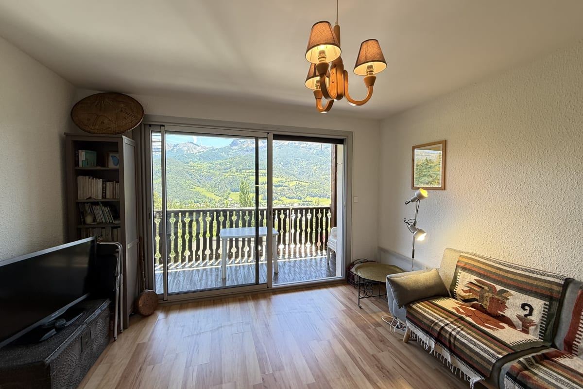  Appartement Barcelonnette : Vue Panoramique • 2 chambres 