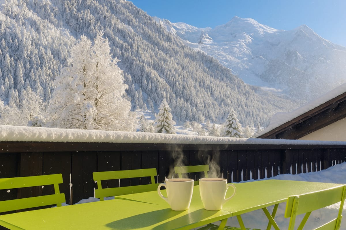  immobilier  En Plein Cœur De Chamonix duplex vue Mont-Blanc
