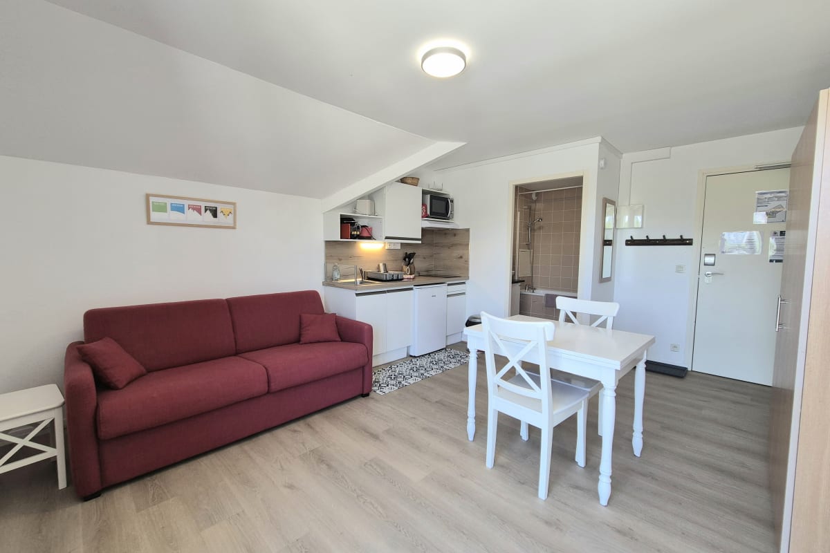 Appartement Studio 2 pers. avec accès piscine et sauna  