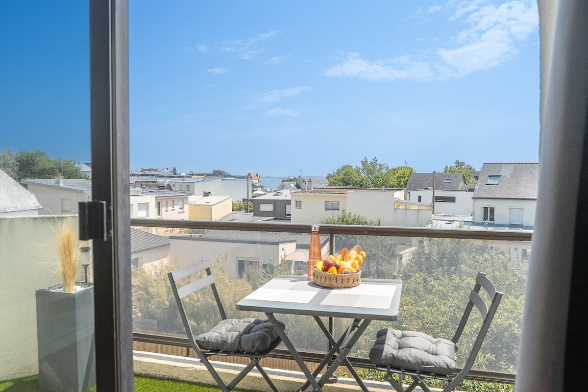  immobilier  T2 avec aperçu mer, plage et commerces à pied