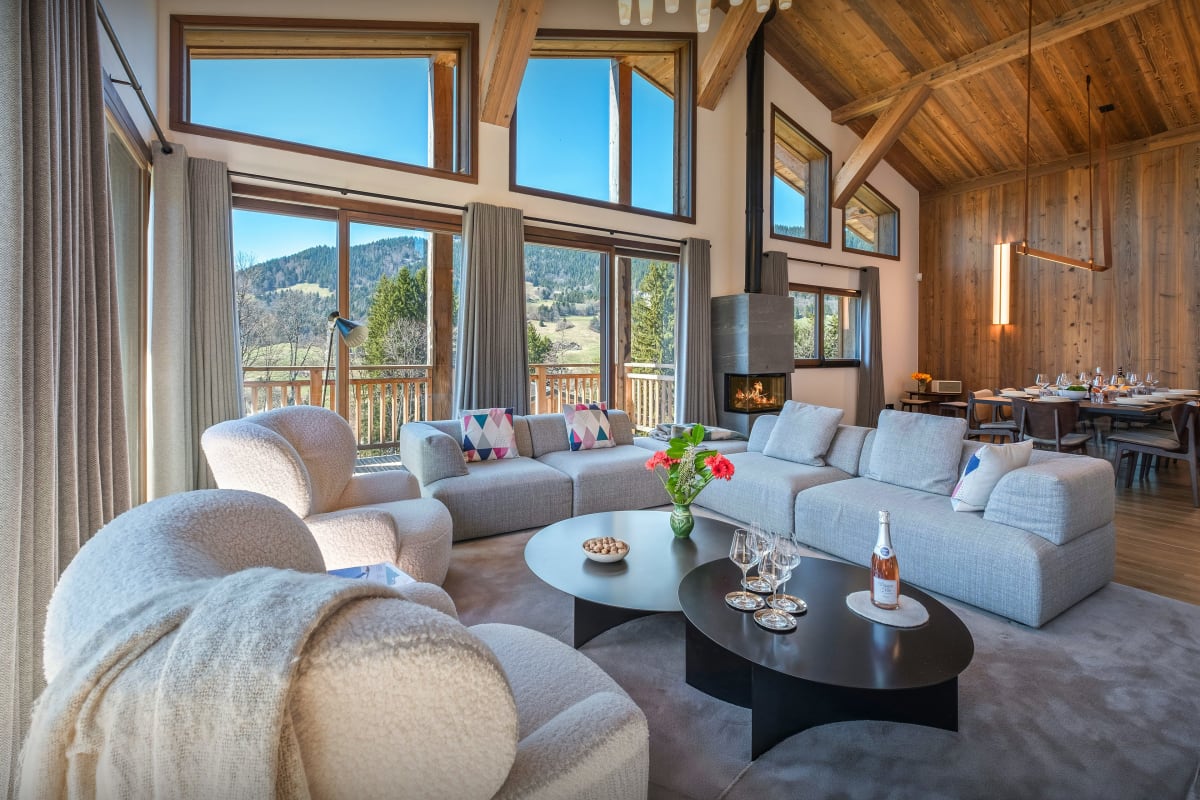  Chalet Élégant chalet pour 12 à Megève avec spa - OVO Network