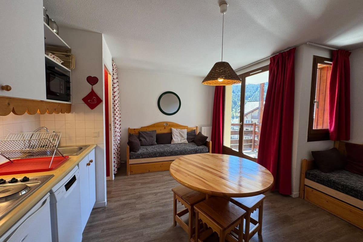  Appartement Risoul - Appart 4 pers proche piste - Altaïr