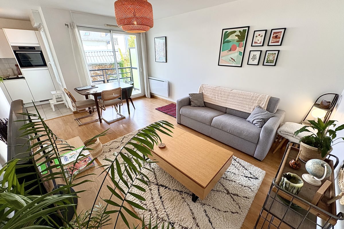 Appartement avec balcon proche gare de Nantes