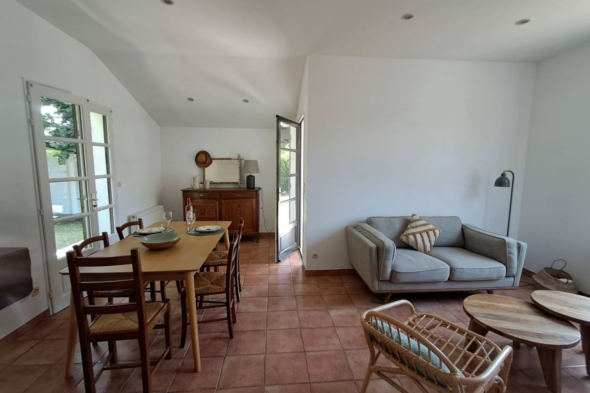 Maison familiale à 500m plage, confort 6 pers