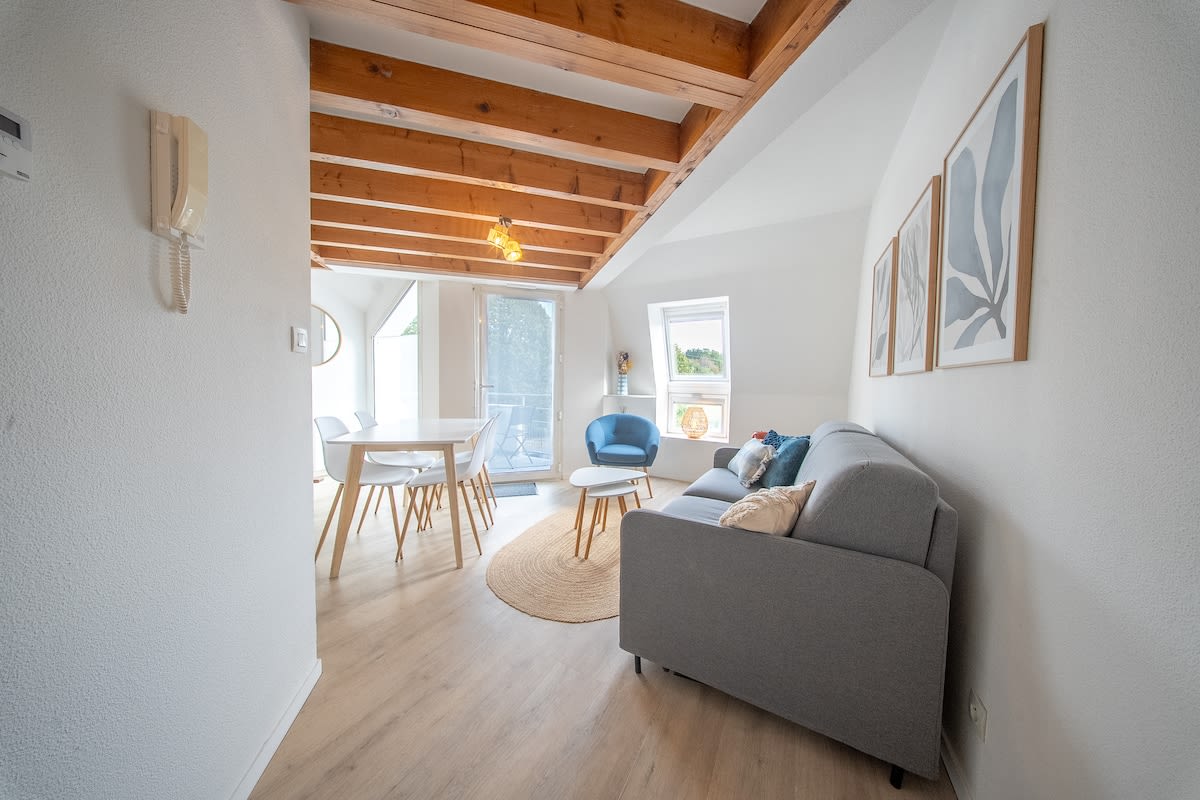  immobilier  Duplex lumineux avec balcon et parking