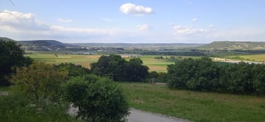 View towards Calvisson from Mas Des Vignes