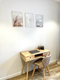 Bureau agréable pour télétravailler