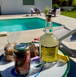 Plan au sol de Villa en location saisonnière à Lamentin en Guadeloupe  