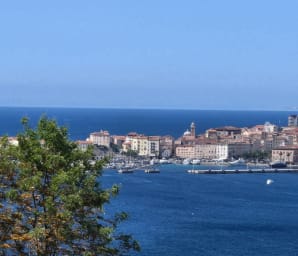 View of the old town Ajaccio