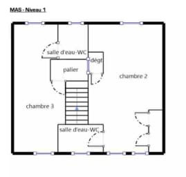 Floor plan of level 1