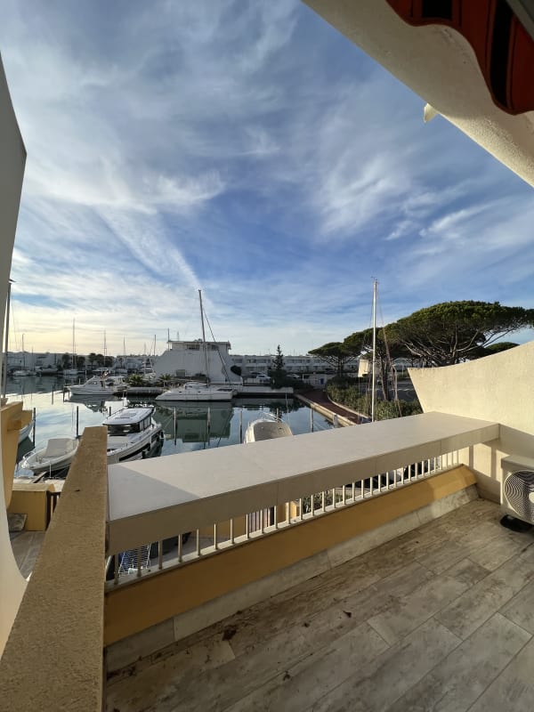 La Marina de Lairan : 2 chambres terrasse vue Port de Plaisance