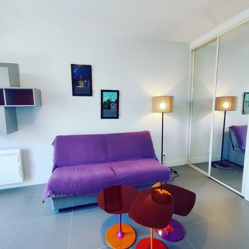  Appartement Studio avec balcon, plage à 100m