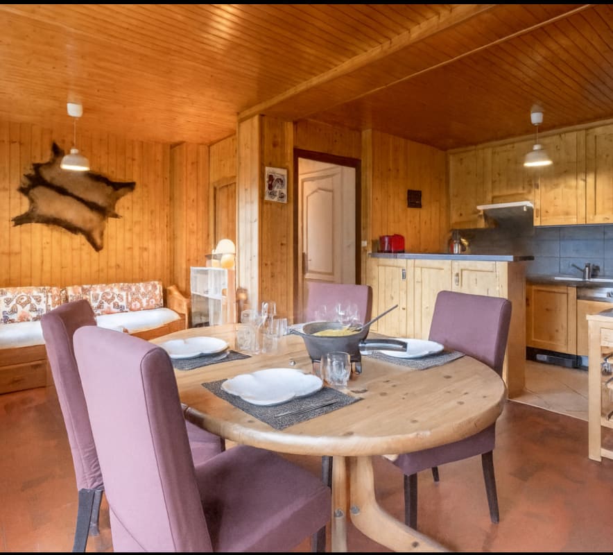 Appartement   Appartement avec vue sur la chaîne du Mont Blanc.