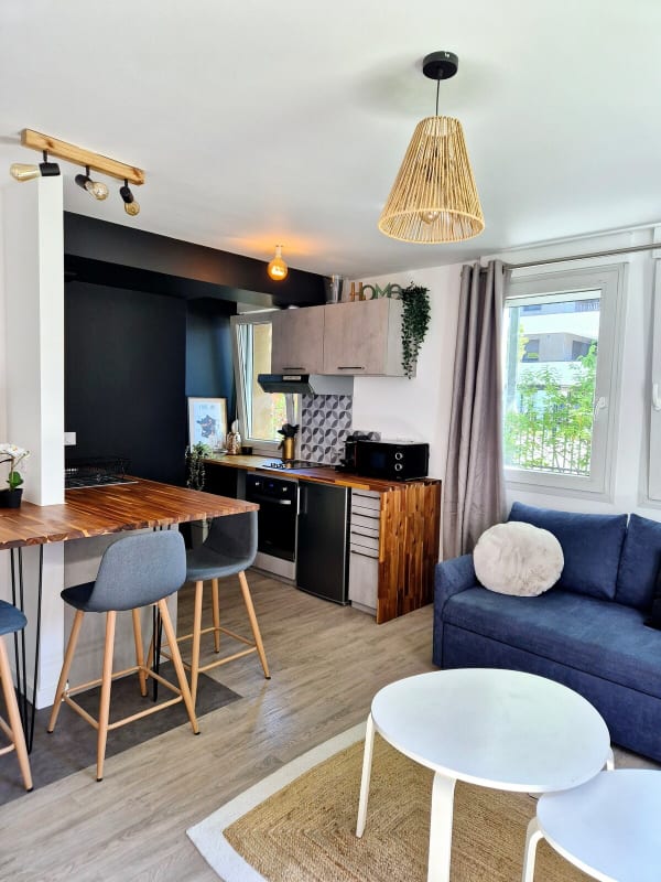  immobilier  Magnifique T2 cosy à 900m du Lac