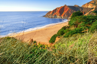 Local paradisiac beach