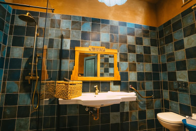 Salle d'eau et douche à l'italienne