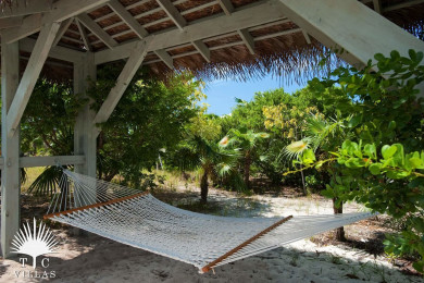Private covered hammock. 