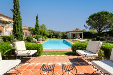 Villa with garden and pool Saint-Tropez rental