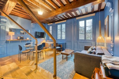 Espace détente avec TV 