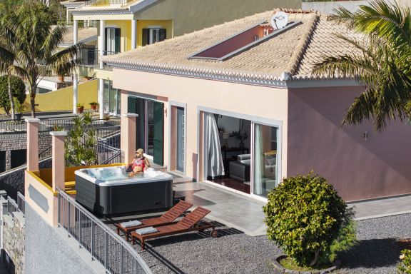 Com jacuzzi, vista mar - Casa da Quinta Grande
