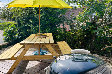 terrasse avec BBQ