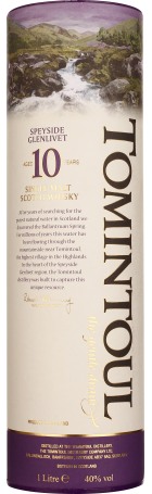Tomintoul 10 years Single Malt 1ltr