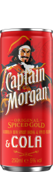 Captain Morgan & Cola blik