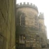 Hanging Corner outside Lancaster Castle. The bottom window used to be the doorway on to the gallows