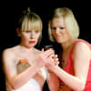 Samantha Power as Tania and Liz Carney as Stella in Old, New, Borrowed and Blue