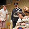 Colin Connor as Giovanni, Eamonn Riley as Inspector, Kate Coogan as Margherita and Lynda Rooke as Antonia