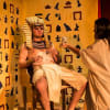 Elliott J Pritchard as Oedipus and Joie Risk (Chorus)