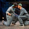 Postell Pringle as Othello and GQ as Iago
